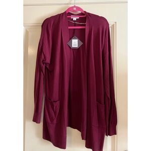NWT burgundy sweater